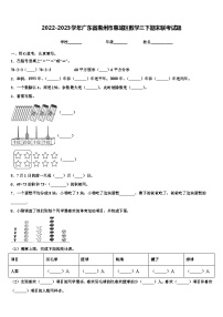 2022-2023学年广东省惠州市惠城区数学三下期末联考试题含解析