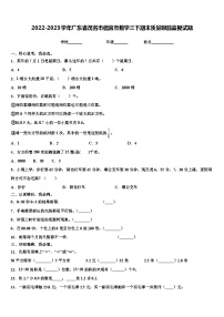 2022-2023学年广东省茂名市信宜市数学三下期末质量跟踪监视试题含解析