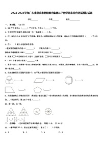 2022-2023学年广东省肇庆市朝阳教育集团三下数学期末综合测试模拟试题含解析