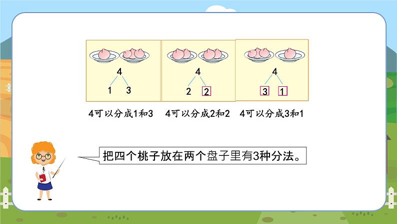 苏教一上 第7单元 7.1    2-5的分与合 PPT课件04