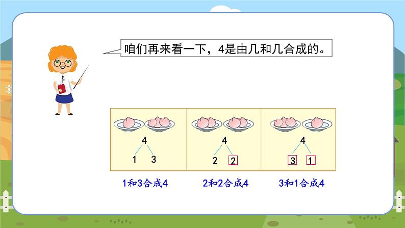 苏教一上 第7单元 7.1    2-5的分与合 PPT课件06