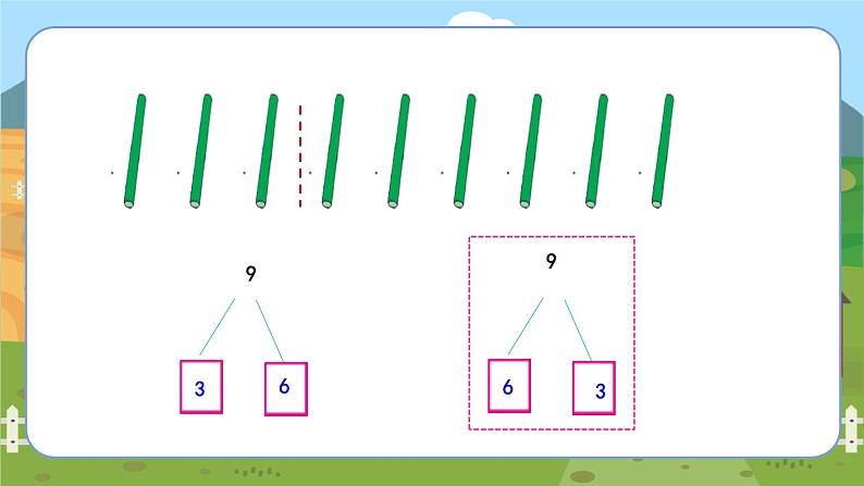 苏教一上 第7单元 7.6    8、9的分与合（二） PPT课件06