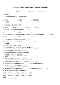 2022-2023学年广西南宁市横县三下数学期末预测试题含解析