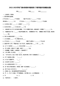 2022-2023学年广西壮族桂林市临桂县三下数学期末检测模拟试题含解析