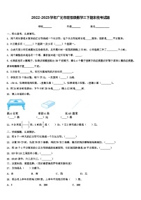 2022-2023学年广元市旺苍县数学三下期末统考试题含解析