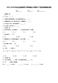 2022-2023学年山东省德州市宁津县南环小学数学三下期末调研模拟试题含解析