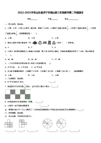 2022-2023学年山东省济宁市微山县三年级数学第二学期期末含解析