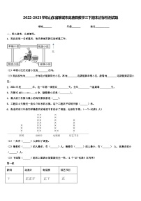 2022-2023学年山东省聊城市高唐县数学三下期末达标检测试题含解析