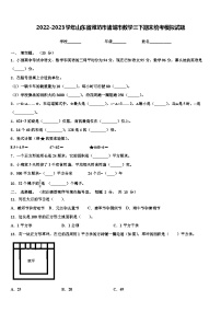 2022-2023学年山东省潍坊市诸城市数学三下期末统考模拟试题含解析