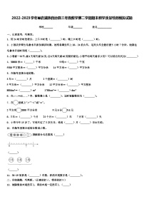 2022-2023学年岫岩满族自治县三年级数学第二学期期末教学质量检测模拟试题含解析