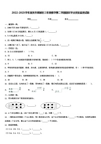 2022-2023学年宜宾市翠屏区三年级数学第二学期期末学业质量监测试题含解析