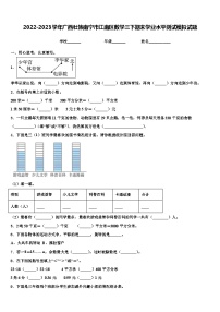 2022-2023学年广西壮族南宁市江南区数学三下期末学业水平测试模拟试题含解析