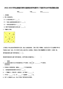 2022-2023学年山西省沂州市五寨县实验学校数学三下期末学业水平测试模拟试题含解析