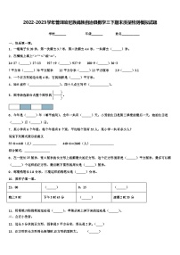 2022-2023学年普洱哈尼族彝族自治县数学三下期末质量检测模拟试题含解析