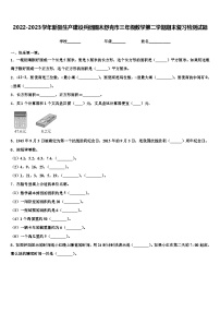 2022-2023学年新疆生产建设兵团图木舒克市三年级数学第二学期期末复习检测试题含解析