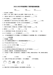 2022-2023学年新津县三下数学期末调研试题含解析