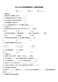 2022-2023学年桦甸市数学三下期末统考试题含解析