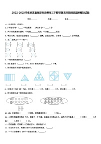 2022-2023学年河北省保定市定州市三下数学期末质量跟踪监视模拟试题含解析