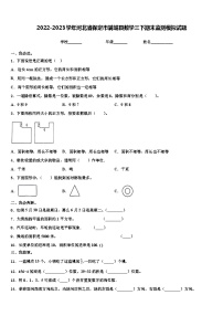 2022-2023学年河北省保定市满城县数学三下期末监测模拟试题含解析