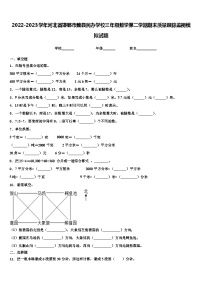 2022-2023学年河北省邯郸市魏县民办学校三年级数学第二学期期末质量跟踪监视模拟试题含解析