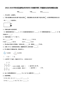 2022-2023学年河北省邢台市沙河市三年级数学第二学期期末达标检测模拟试题含解析