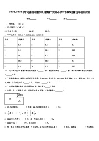 2022-2023学年河南省洛阳市栾川县第二实验小学三下数学期末统考模拟试题含解析