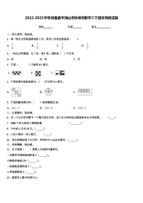 2022-2023学年河南省平顶山市林州市数学三下期末预测试题含解析