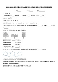 2022-2023学年河南省平顶山市新华区、新城区数学三下期末达标检测试题含解析