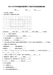 2022-2023学年河南省许昌市数学三下期末学业质量监测模拟试题含解析