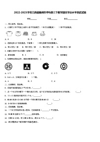 2022-2023学年江西省赣州市寻乌县三下数学期末学业水平测试试题含解析