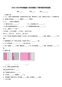 2022-2023学年海南省三亚市吉阳区三下数学期末预测试题含解析