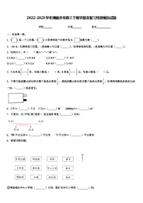 2022-2023学年渭南市华县三下数学期末复习检测模拟试题含解析