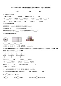 2022-2023学年甘肃省定西地区临洮县数学三下期末预测试题含解析