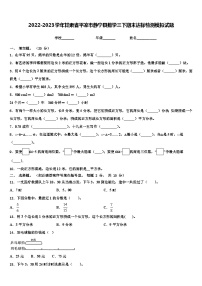 2022-2023学年甘肃省平凉市静宁县数学三下期末达标检测模拟试题含解析