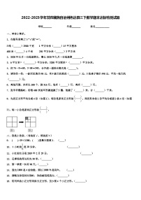 2022-2023学年甘孜藏族自治州色达县三下数学期末达标检测试题含解析