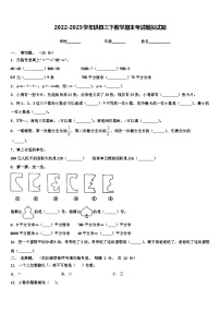 2022-2023学年珙县三下数学期末考试模拟试题含解析