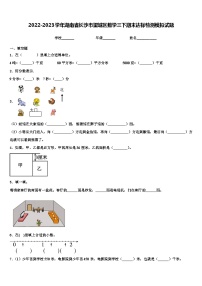 2022-2023学年湖南省长沙市望城区数学三下期末达标检测模拟试题含解析