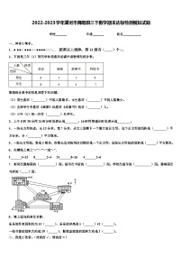 2022-2023学年漯河市舞阳县三下数学期末达标检测模拟试题含解析