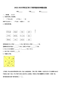 2022-2023学年玉门市三下数学期末统考模拟试题含解析