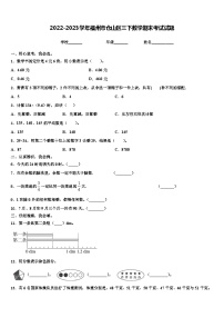 2022-2023学年福州市仓山区三下数学期末考试试题含解析