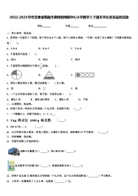 2022-2023学年甘肃省陇南市康县阳坝镇中心小学数学三下期末学业质量监测试题含解析