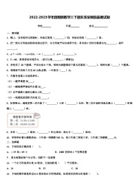 2022-2023学年田阳县数学三下期末质量跟踪监视试题含解析