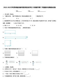 2022-2023学年贵州省安顺市普定县实验学校三年级数学第二学期期末经典模拟试题含解析