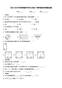 2022-2023学年贵州省毕节市大方县三下数学期末统考模拟试题含解析