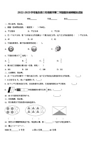 2022-2023学年衡东县三年级数学第二学期期末调研模拟试题含解析