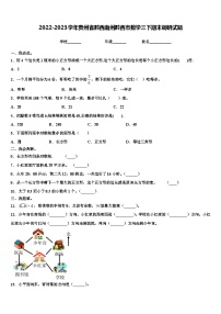 2022-2023学年贵州省黔西南州黔西市数学三下期末调研试题含解析