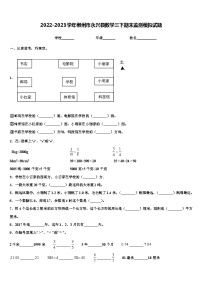 2022-2023学年郴州市永兴县数学三下期末监测模拟试题含解析