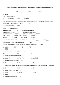 2022-2023学年那曲地区索县三年级数学第二学期期末质量检测模拟试题含解析