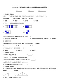 2022-2023学年青岛市平度市三下数学期末质量检测试题含解析