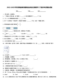 2022-2023学年青海省果洛藏族自治州达日县数学三下期末考试模拟试题含解析